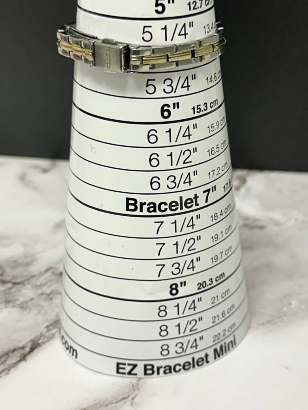 Vintage Seiko Solar Watch Women Silver Gold Two Tone Black Dial 5.75 Inch - Picture 12 of 12